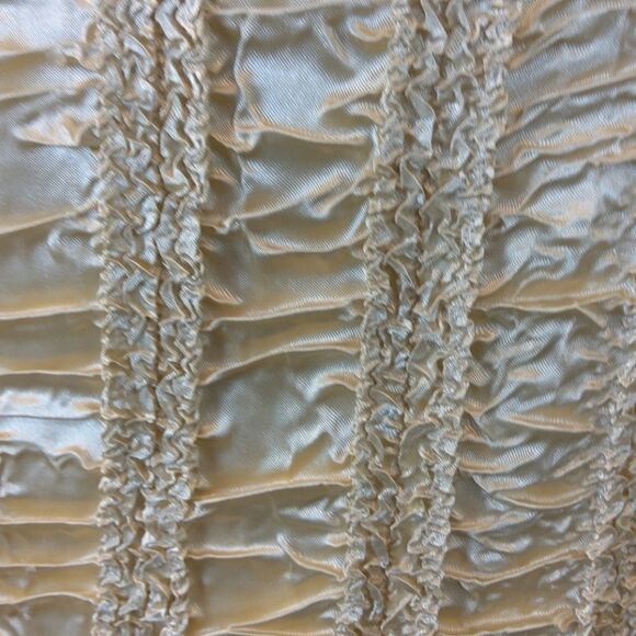 Z.b.d. design tan stretchy crinkled tank top - Picture 4 of 7